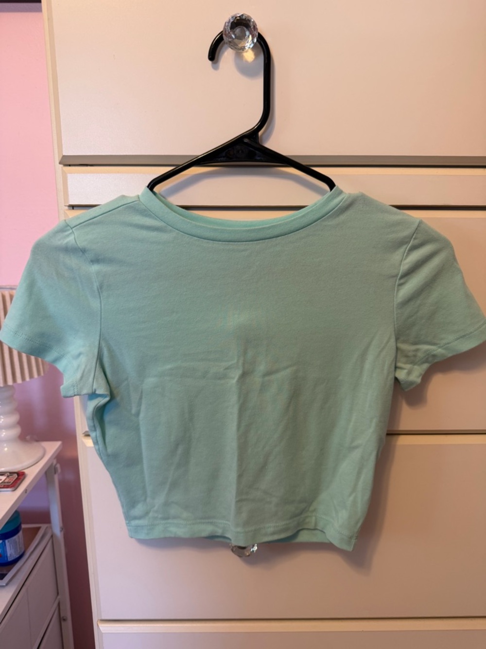 wild fable Mint Green Short Sleeve Crop Top